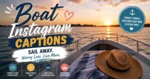 boat captions