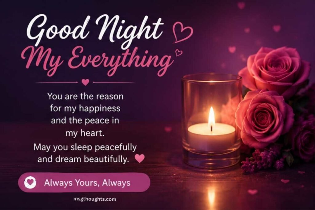 Emotional Good Night Messages for Wife