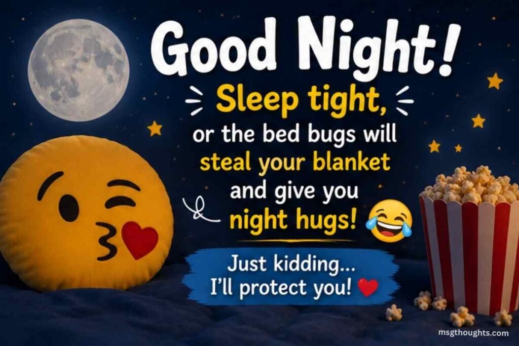 Funny Good Night Messages for Boyfriend