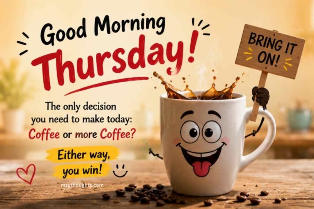 Funny Good Morning Thursday Messages
