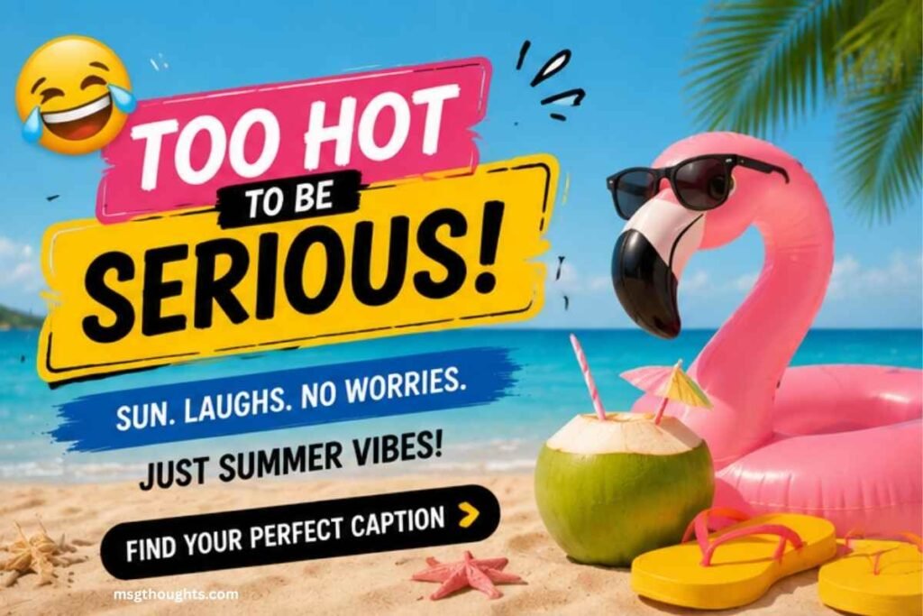 Funny Summer Captions