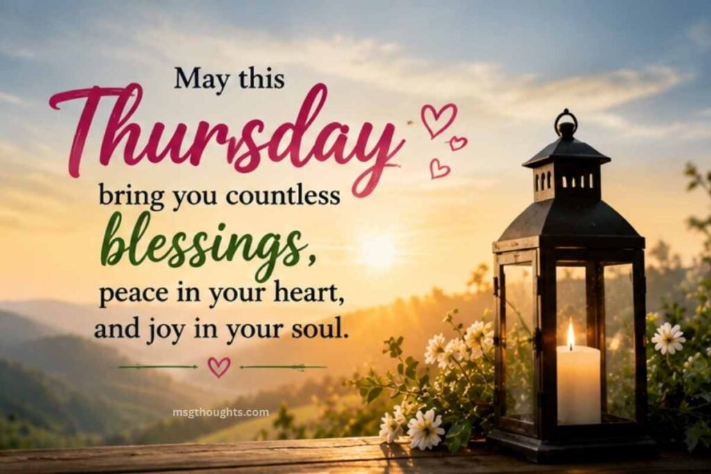 Good Morning Thursday Blessings