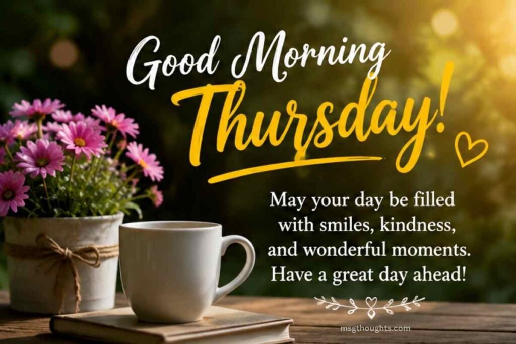 Good Morning Thursday Messages 