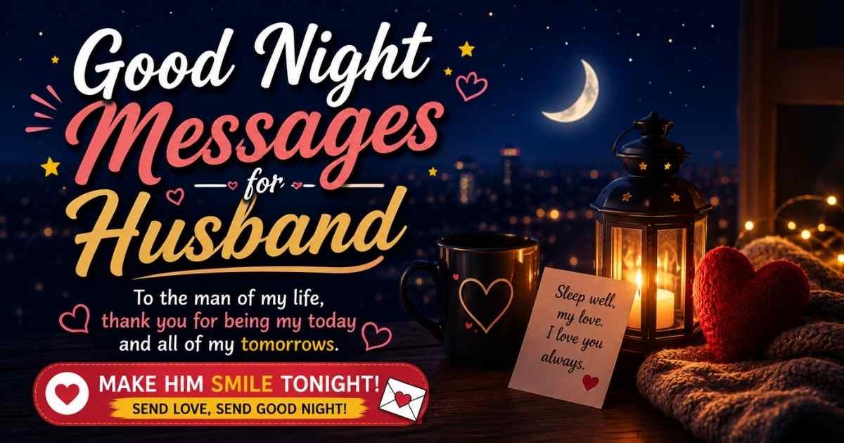 good night messages for husband