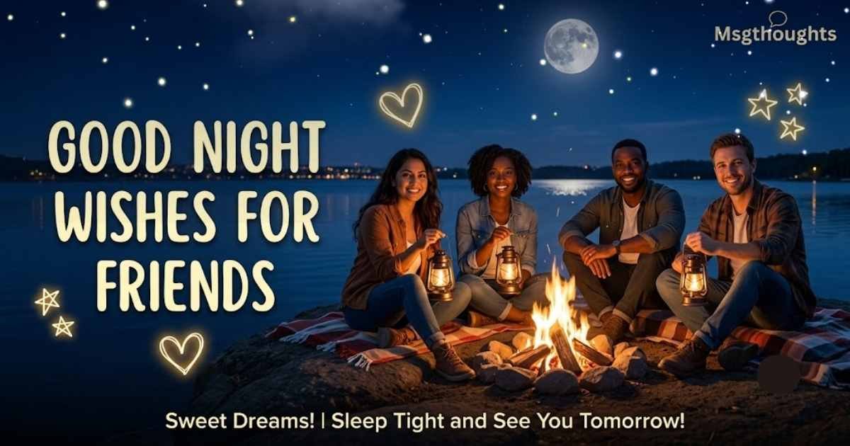 good night wishes for friends