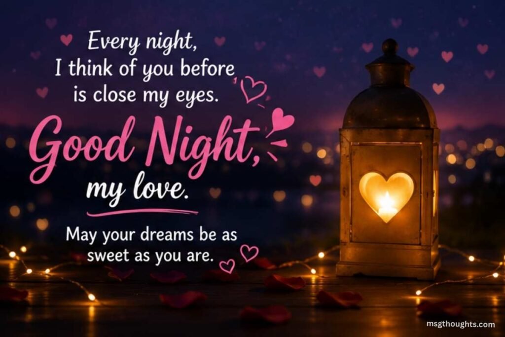 Good Night Wishes for Him