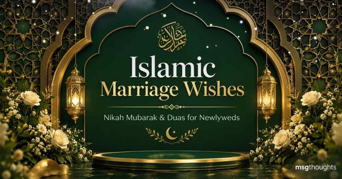 Islamic Marriage wishes