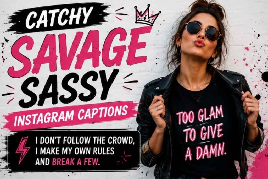 Catchy Savage Sassy Instagram Captions