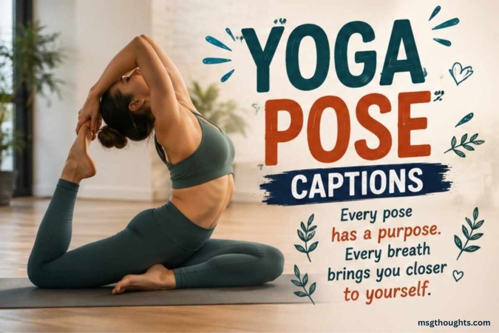 Yoga Pose Captions